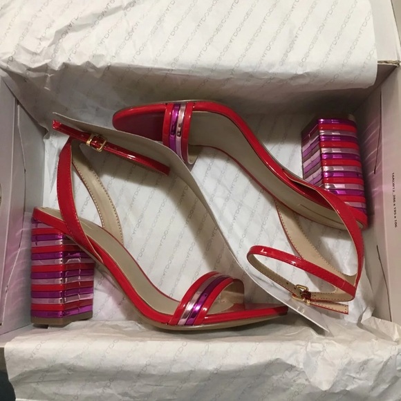 NEW Aldo Ankle Strap Open Toe Heels - Picture 5 of 5